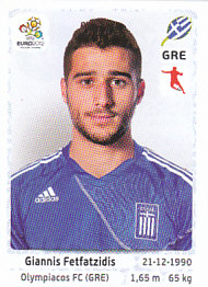 Giannis Fetfatzidis Greece samolepka EURO 2012 #97